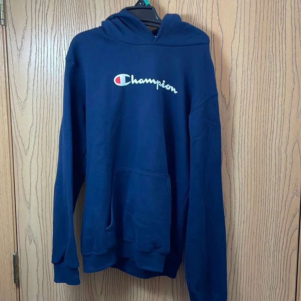 Champion Eco Authentic Boys Hoodie Sz YL - Picture 1 of 4